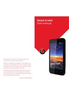 Vodafone Smart 4 Mini manual. Smartphone Instructions.